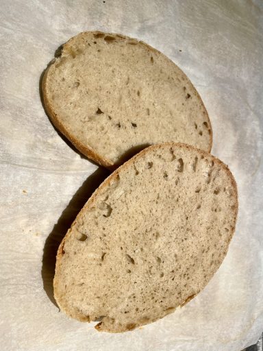 Rågsiktshalva, orostad