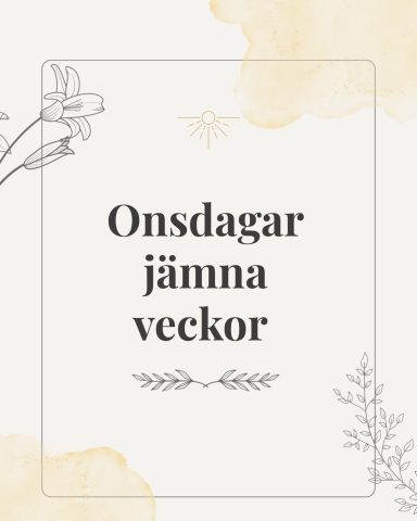 Lämning av bröd i Karlskrona alla jämna onsdagar